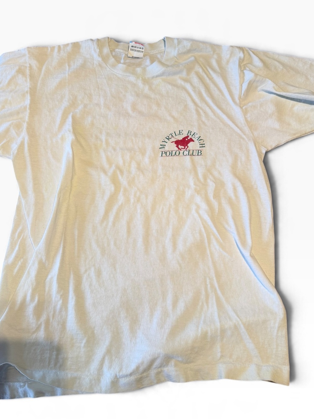 Vintage Fruit of the Loom Myrtle Beach Polo Club Short Sleeve Tee L